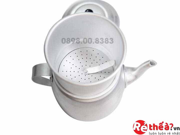 Phin pha cà phê nhôm ( loại dày ) 1  2 lạng