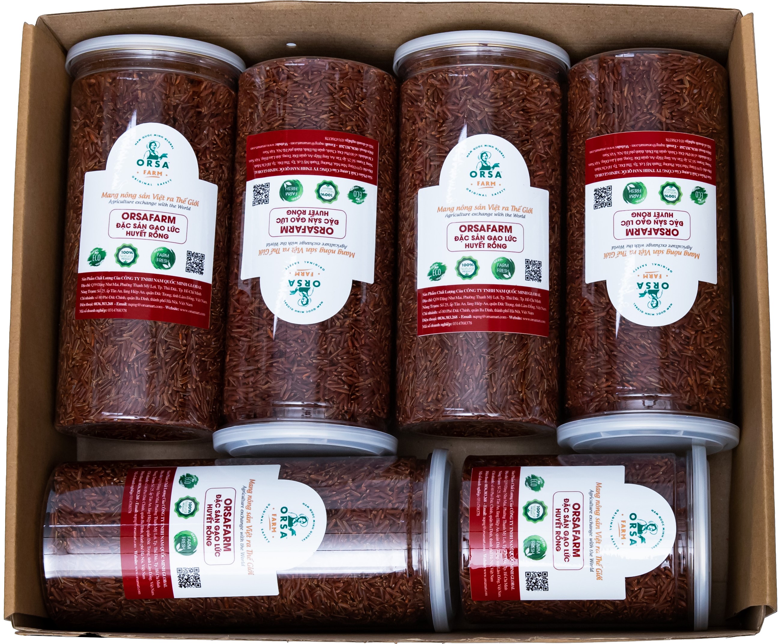Orsafarm Đặc sản gạo lức huyết rồng (5kg)