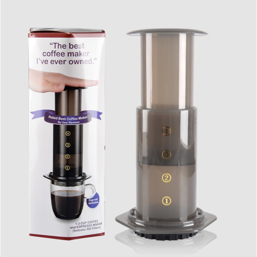 Dụng cụ pha cà phê phương pháp nén kiểu mỹ aeropress -