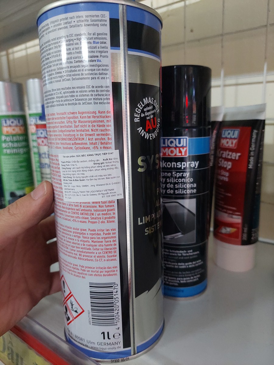 Súc béc xăng trực tiếp Liqui Moly