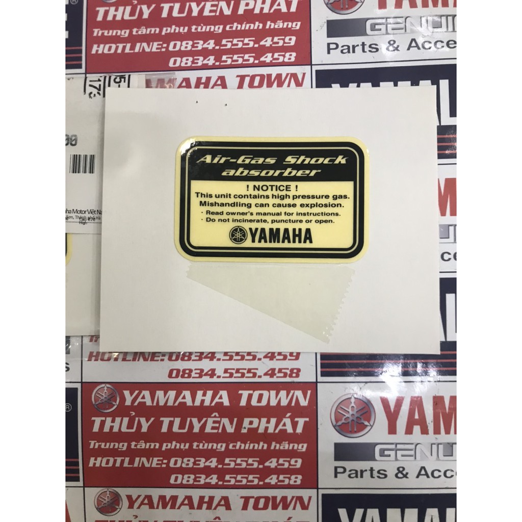 Tem zin phuộc sau bình dầu jupiter chính hãng yamaha