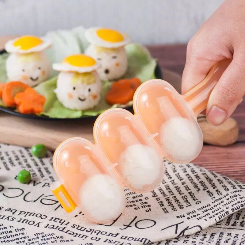 Khuôn lắc cơm viên tròn cơm cho bé