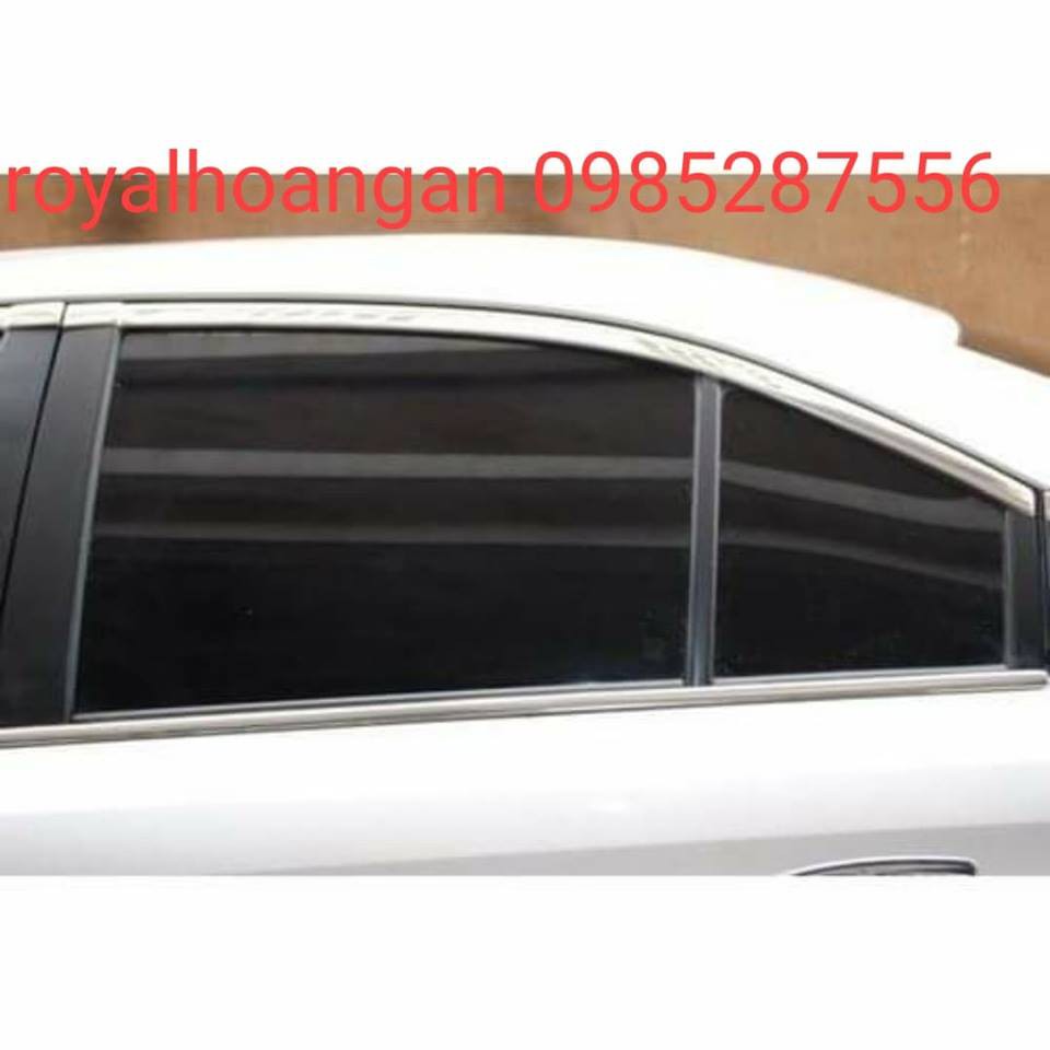 Nẹp viền chân kính cong kính toyota vios 2014 -2021 - bộ cong kính vios 2014 -2017