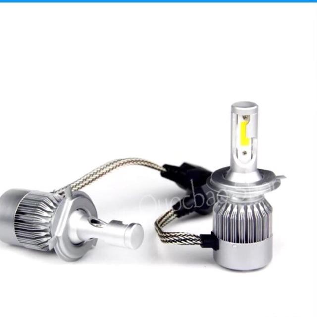 Đèn pha led C6-2 tim H4 36w siêu sáng( giá 1 bóng)