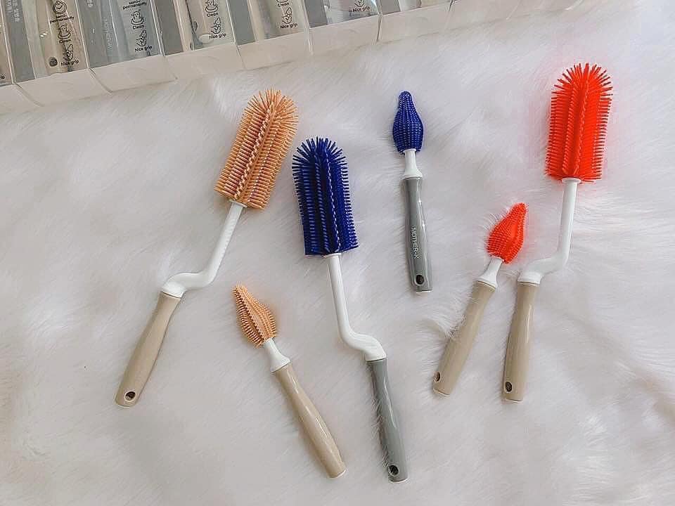 BỘ CHỔI CỌ SILICONE MOTHER-K HÀN QUỐC