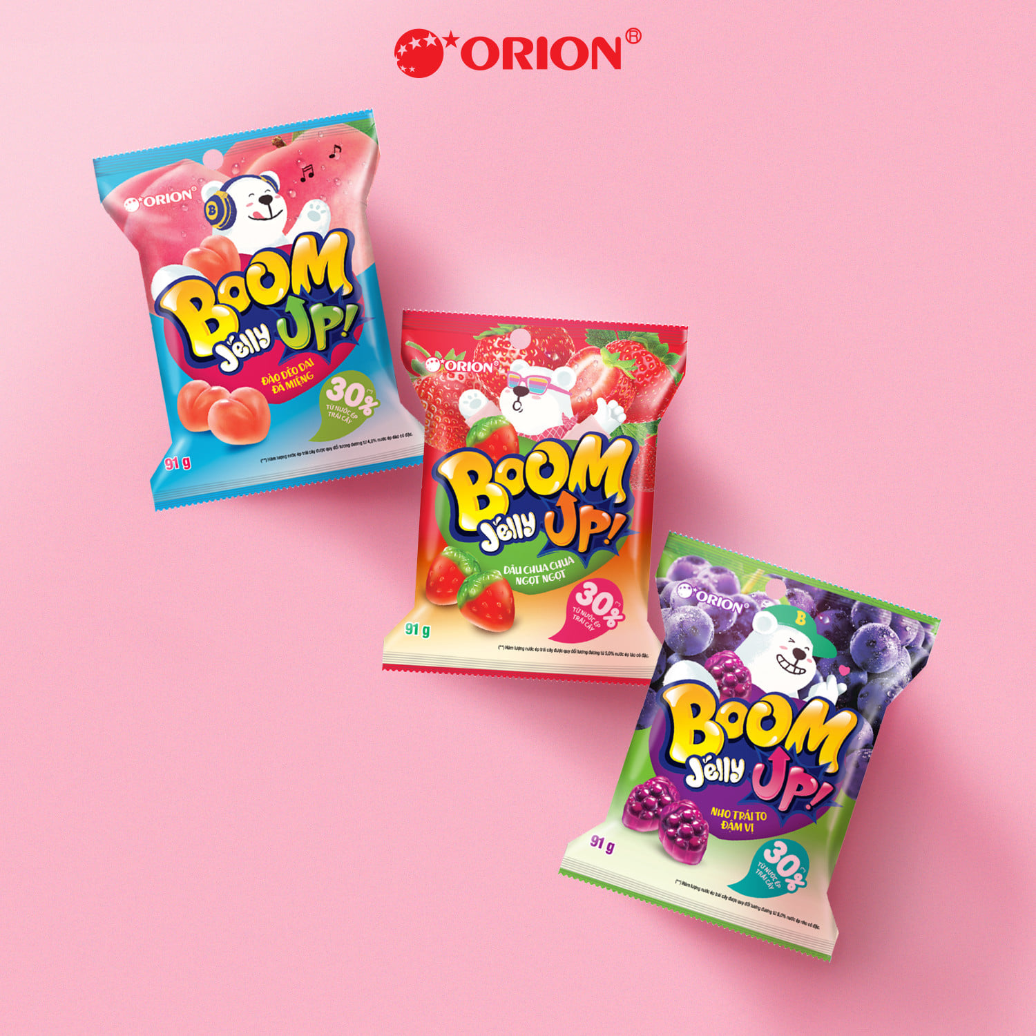 Kẹo dẻo Boom Jelly Orion 25g