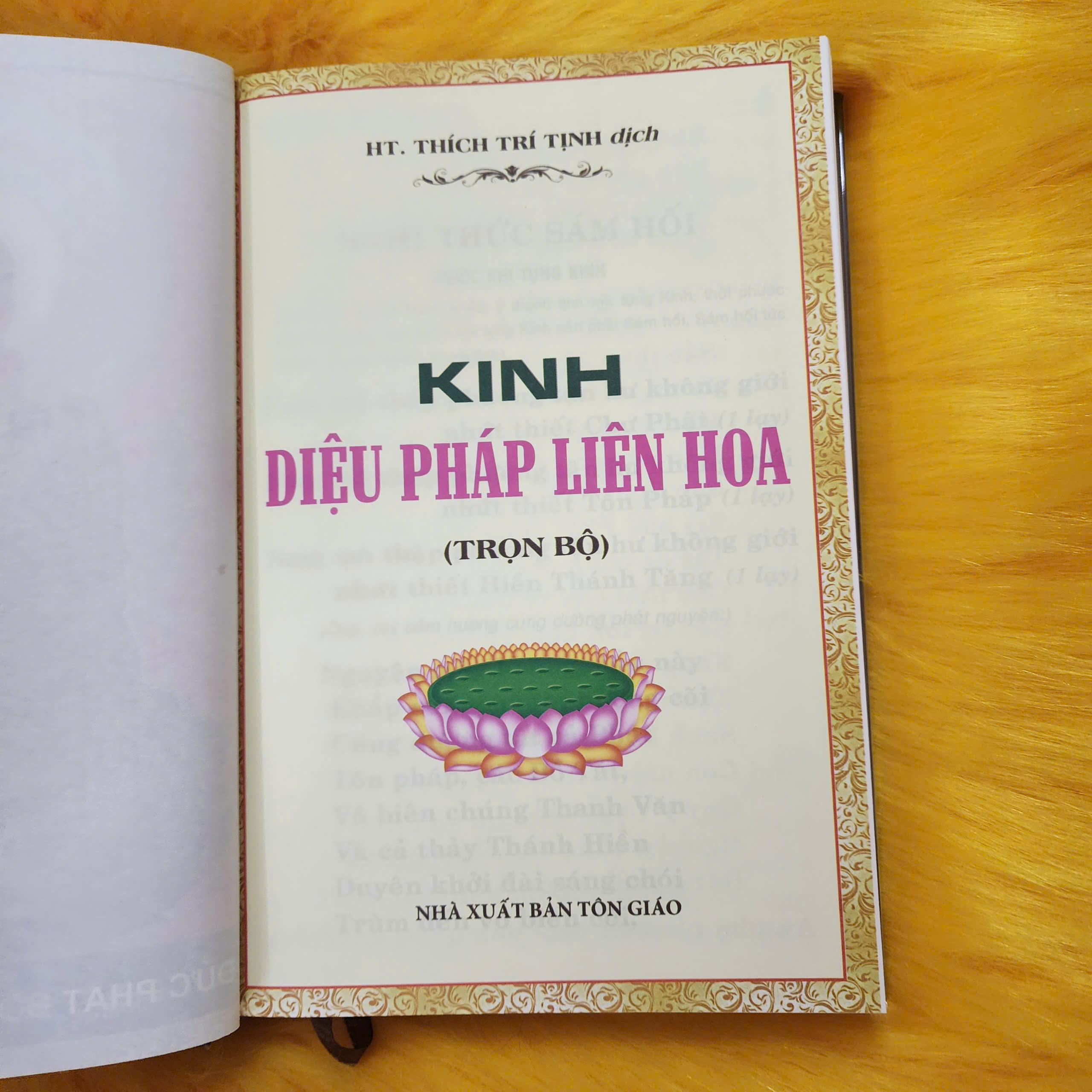 SỔ TAY, SÁCH DIỆU PHÁP LIÊN HOA (TRỌN BỘ) – HT THÍCH TRÍ TỊNH (BÌA CỨNG) - HT75