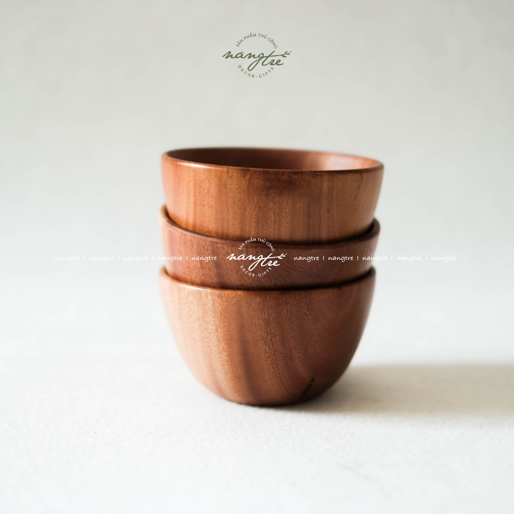 [HCM]Chén gỗ - Bát gỗ tự nhiên - Wooden bowl