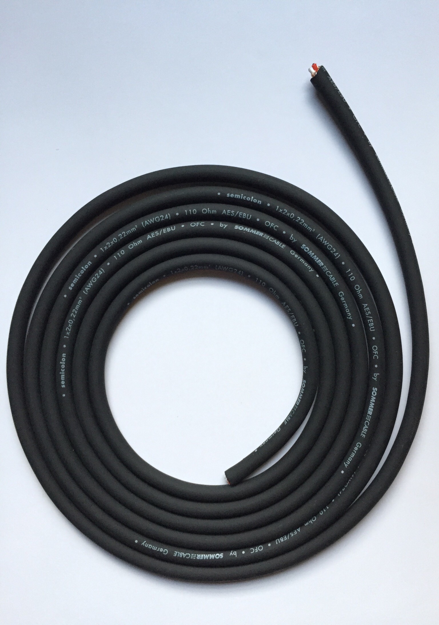 Cable Sommer-cable audio Germany-model sc-semicolon 2 AES/EBU-cable microphone-made in Germany