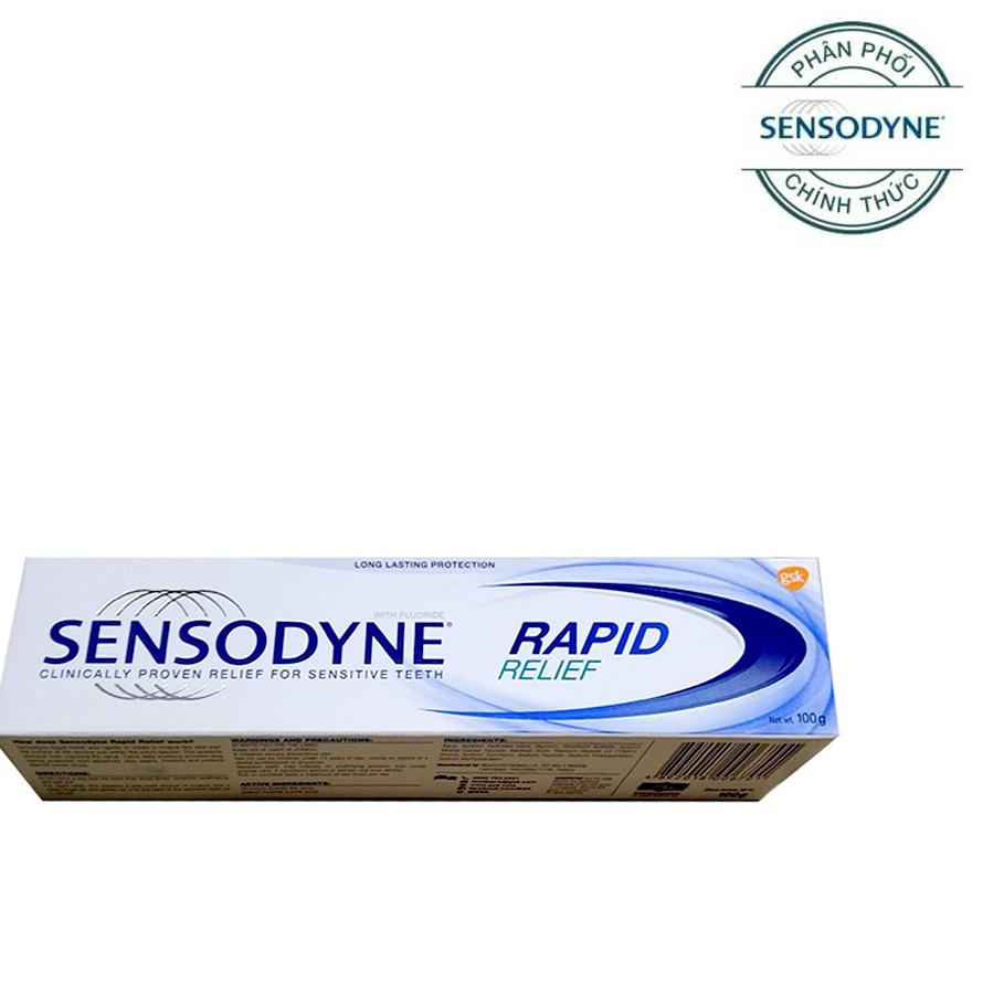 Kem đánh răng Sensodyne rapid rilief 100g