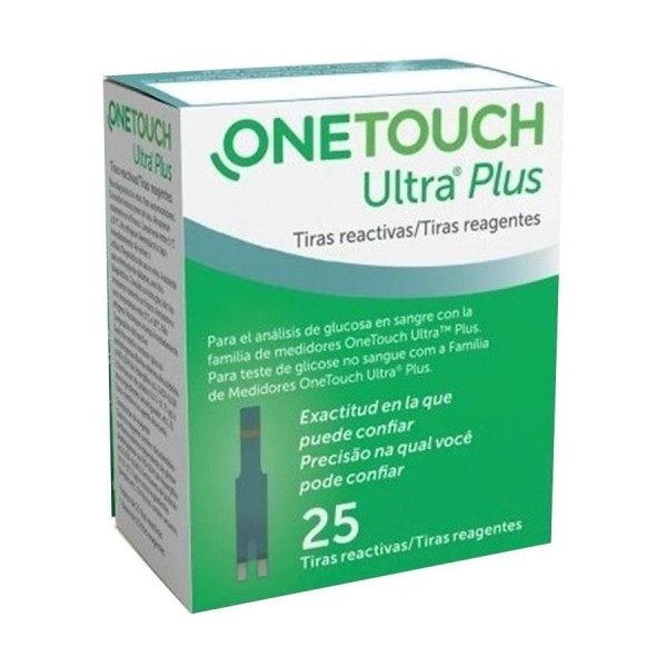 (Hộp 25 que) Que thử đường huyết OneTouch Ultra Plus bán chạy