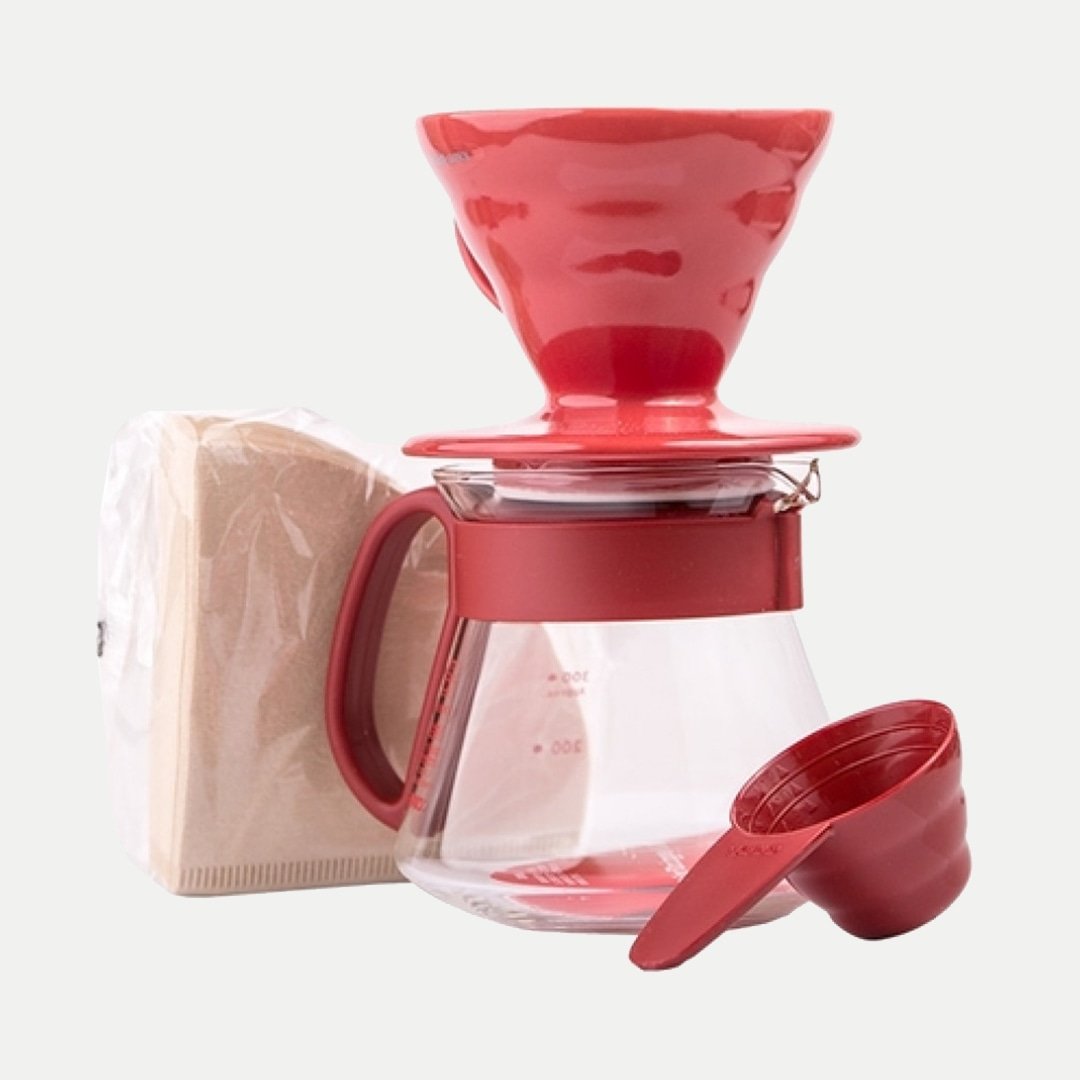 Set Bình Pha Cà Phê Drip Hario V60 Coffee server 02 Set