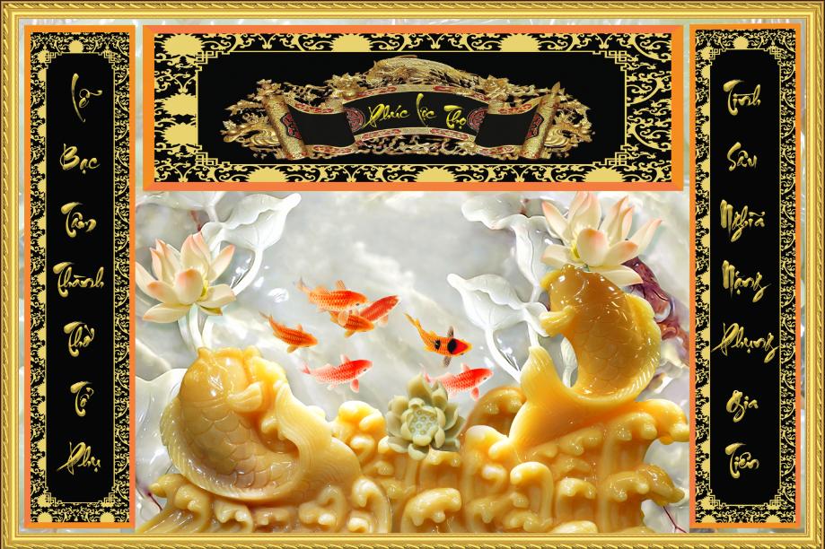 Tranh dán tường 3D Bàn thờ 80cm*120cm