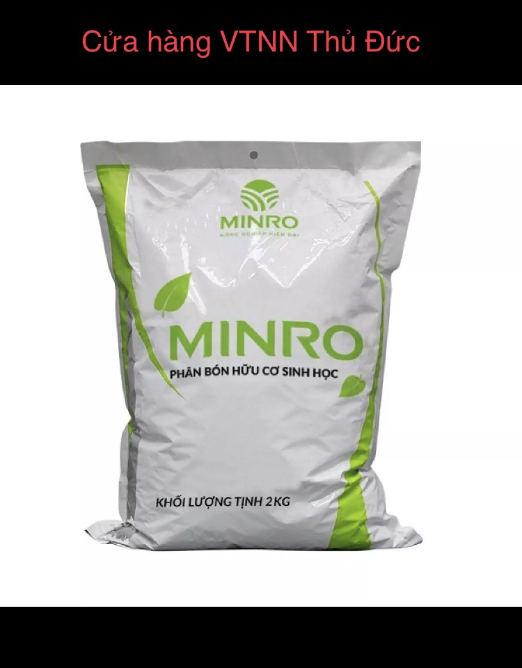 Phân hữu cơ sinh học minro 2kg