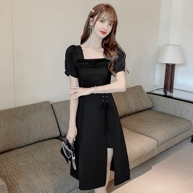 ĐẦM CỔ VUÔNG, ĐAN DÂY (có ảnh thật) ms141