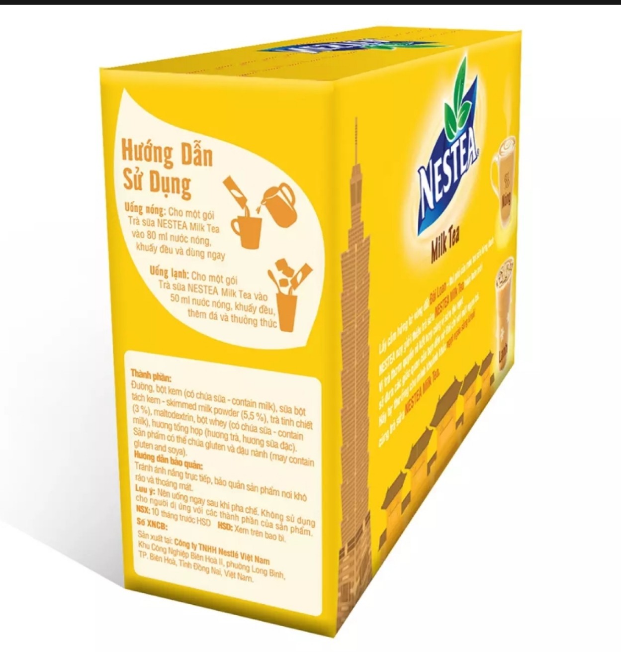 (HCM) COMBO 2 HỘP TRÀ SỮA NESTEA (8 GÓI 20GR)