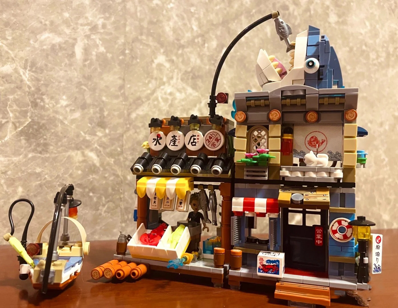 Đồ chơi lắp ráp LOZ mô hình Aquatic shop