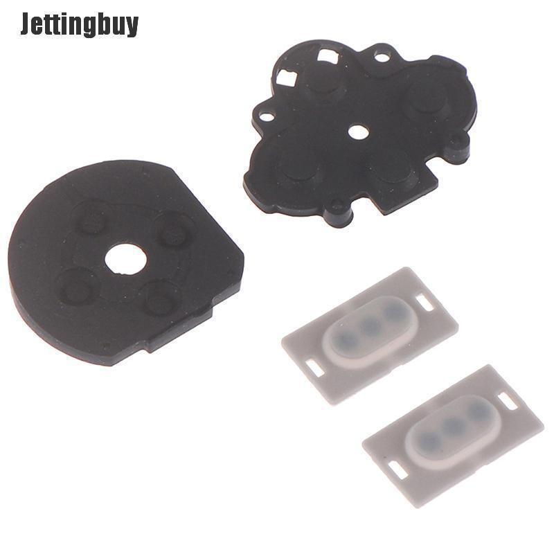 Jettingbuy 4pcs/set Silicone Rubber Button Switch Conductive Pad Replacement for PSP 1000