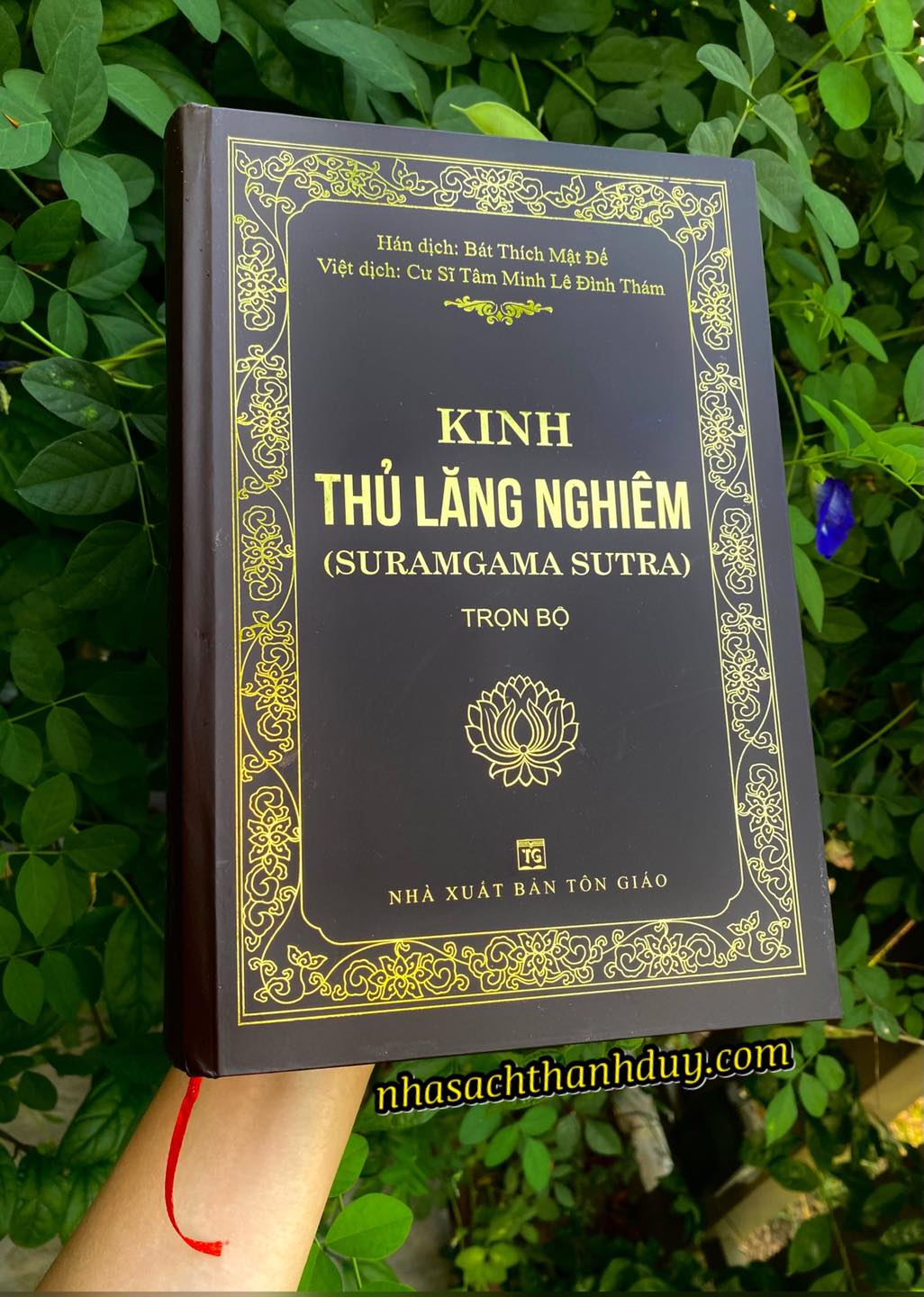 Trọn bộ kinh thủ lăng nghiêm bìa cứng cực đẹp - nxb tôn giáo