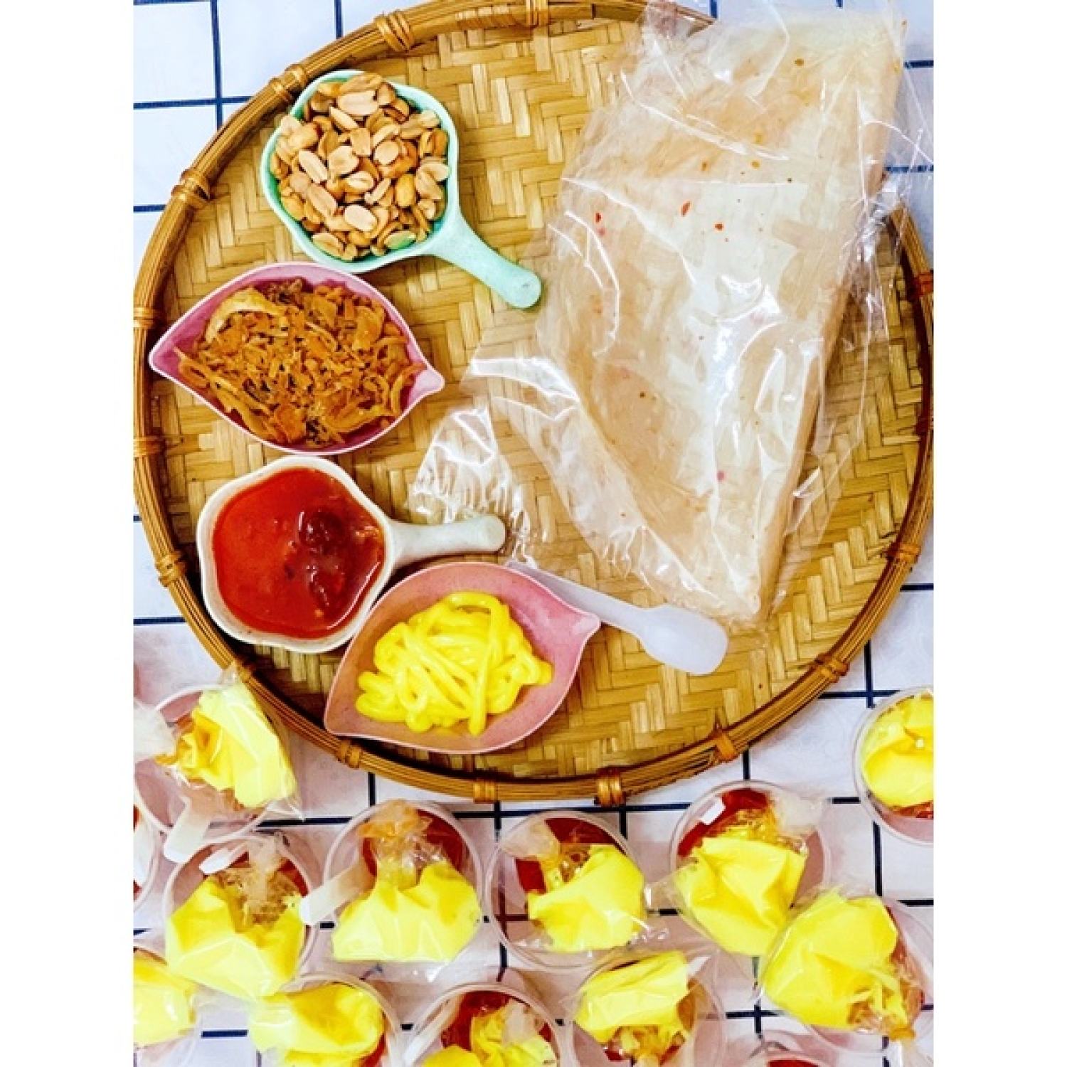 Bánh Tráng Chấm Bơ Me (dẻo ớt)