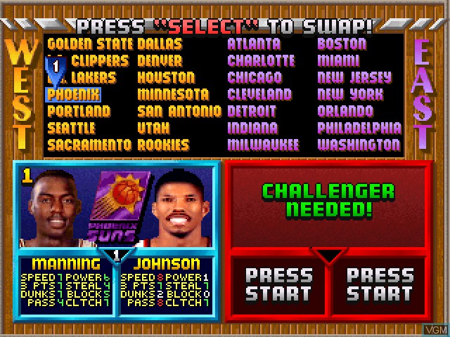 GAME PS1 NBA JAM ( GAME BÓNG RỔ PS1 )
