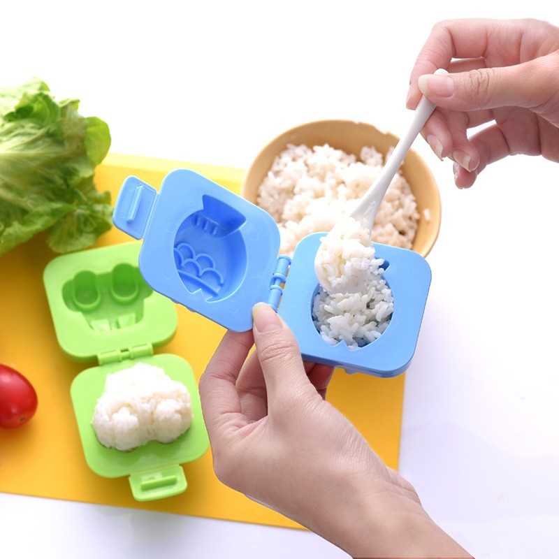 Bộ 6 Khuôn cơm cho bé ăn dặm kiểu nhật
