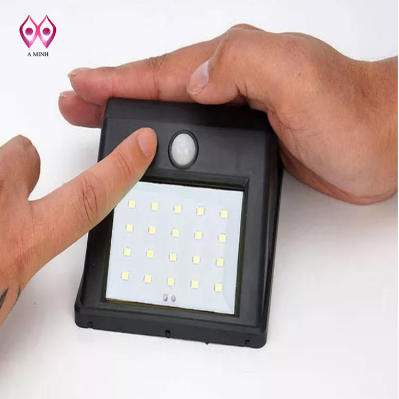 Đèn năng lượng mặt trời gia dụng để ngoài trời, sân vườn, cảm biến bóng người, đèn tường chống nước, đèn đường nông thôn(20led-30led-60led-100led)