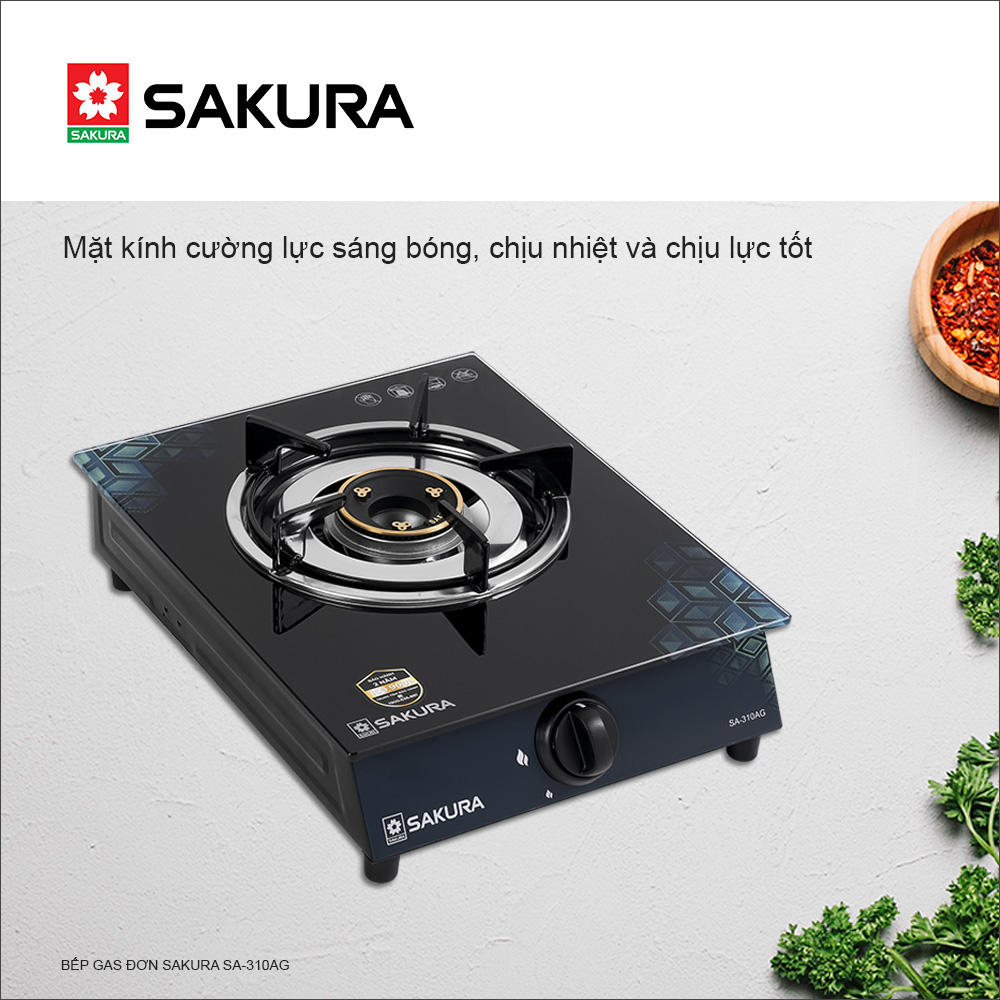 Bếp Gas Đơn SAKURA SA-310AG