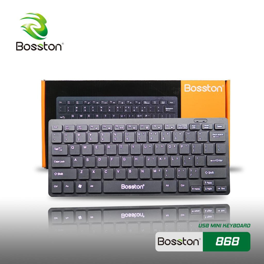 Bàn phím máy tính chuyên game keyboard boston 868 mini cổng usb bàn phím dành cho game thủ
