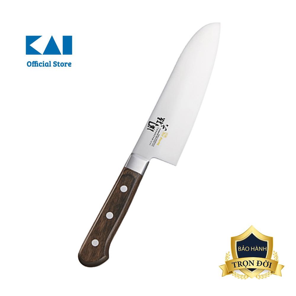 Dao làm bếp Nhật cao cấp KAI Benifuji Santoku - Dao thái đa năng AB5437 (165mm)