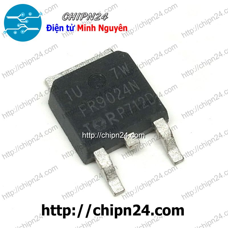 [2 con] (SOP) Mosfet Dán FR9024 TO-252 11A 55V Kênh P (SMD Dán) (IRFR9024 IRFR FR 9024)