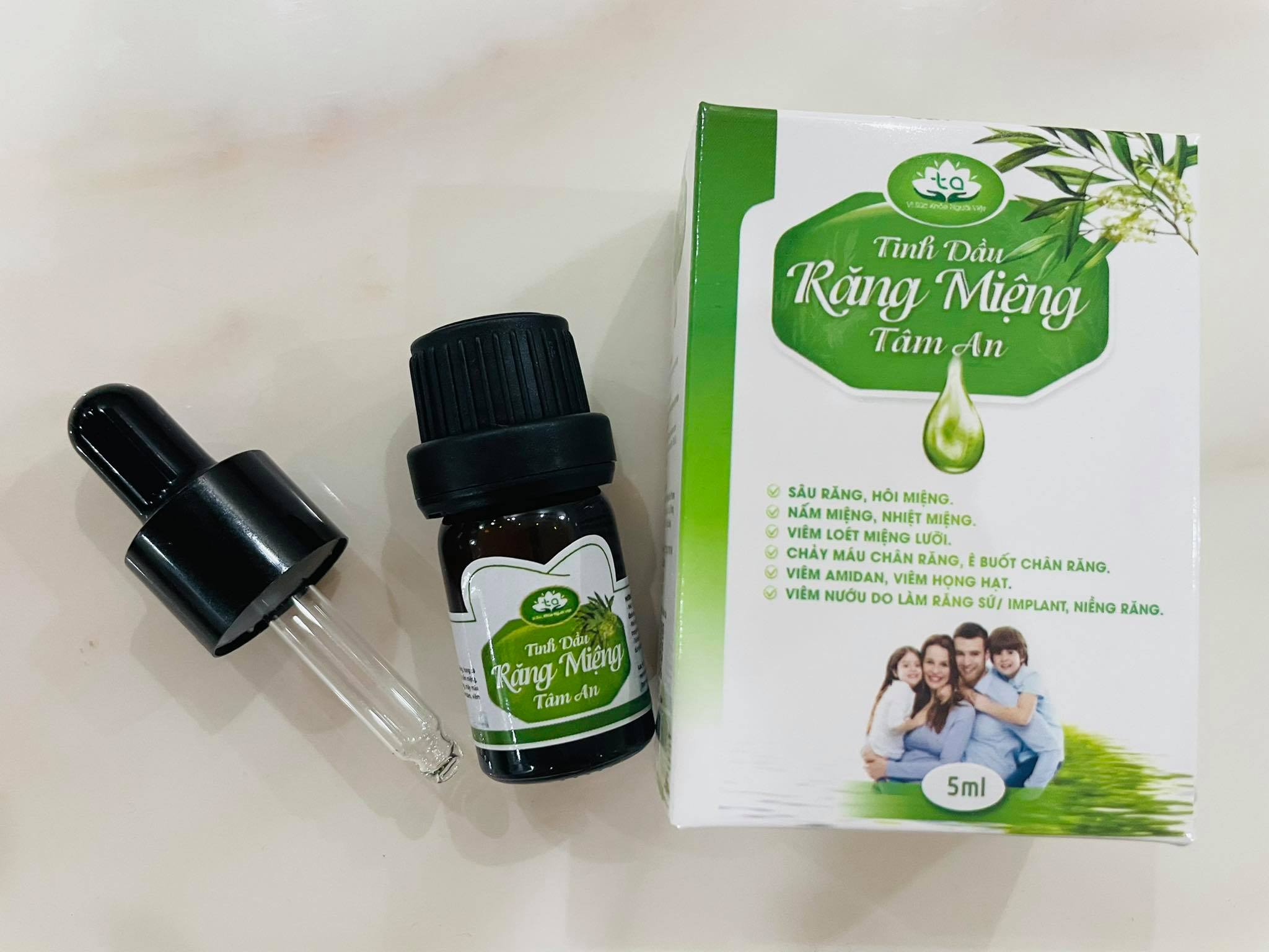 Tinh Dầu Sâu Răng Hôi Miệng Tâm An