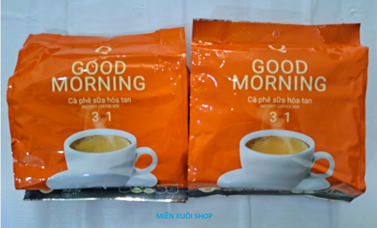 Cà phê uống liền hòa tan Goodmorning (bịch 24 gói x 20g)