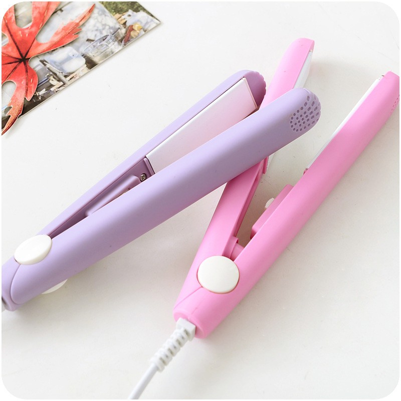 Máy Làm Tóc Ép Tóc Uốn Tóc Duỗi Tóc Là Tóc Mini , Máy Hàn Miệng Túi , Máy Là Tóc Đa Năng