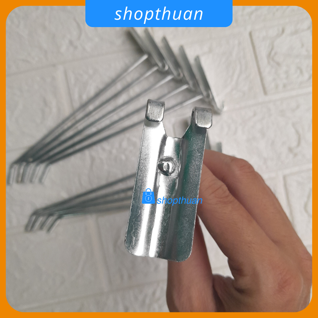 Móc sắt treo lưới dài 20cm, tay lưới phi 5cm - móc treo lưới