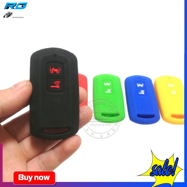 [HCM]Bọc khóa smart key chống trầy xước 2 nút cho xe AB Vision