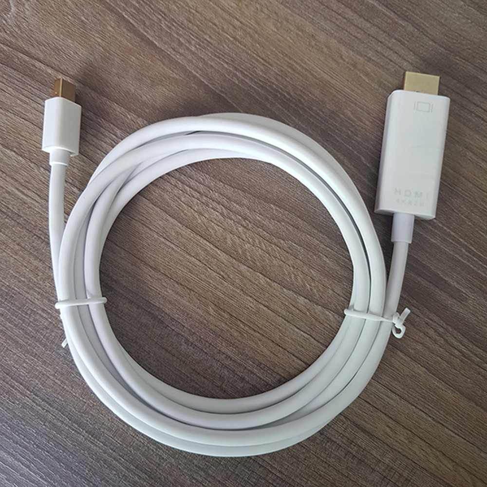 Mini Displayport to HDMI conversion cable 1m8 long for laptops, macbooks from mini dp port to HDMI port screen