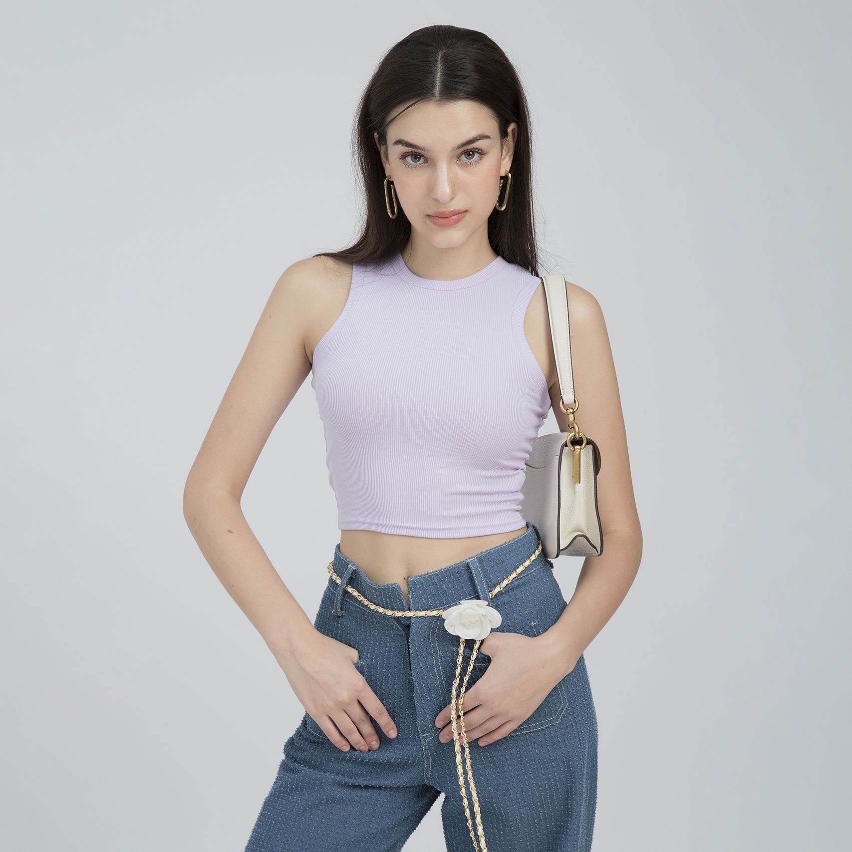 Áo croptop sát nách nhiều màu EDINI - A1427