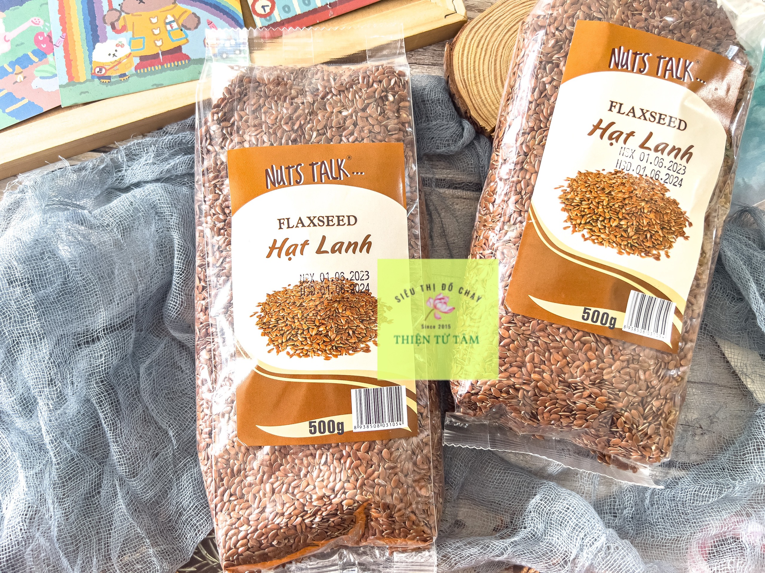 Hạt Lanh Nuts Talk Siêu Thực Phẩm Đầy Dưỡng Chất Gói 500gr