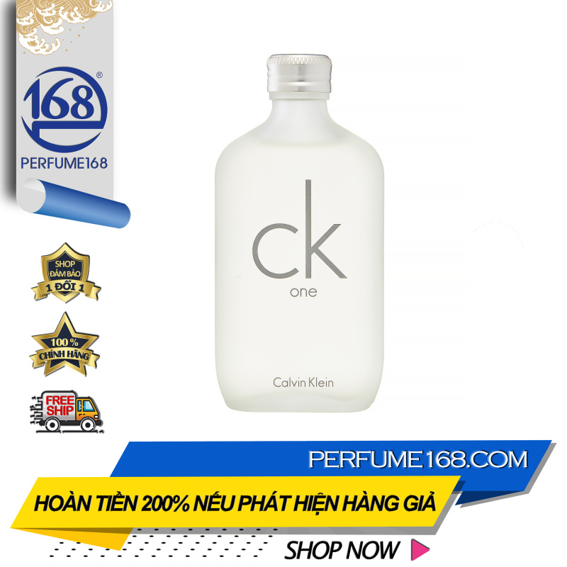 Nước hoa unisex, nước hoa cao cấp Calvin Klein CK One, giá tốt tại Perfume168 cao cấp