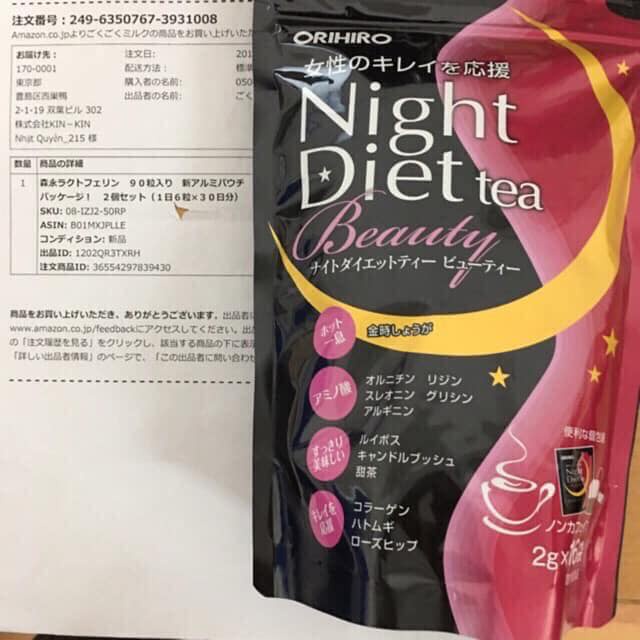 Night Diet Tea Orihiro Japan