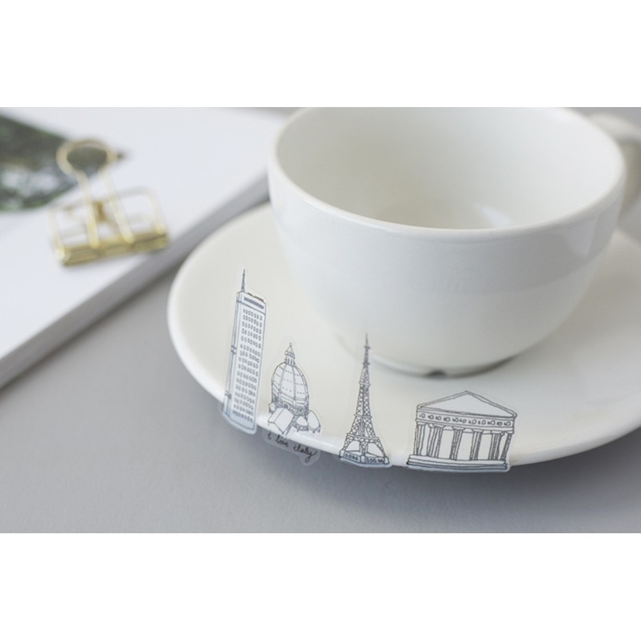 Sticker hình dán Động vật đen trắng