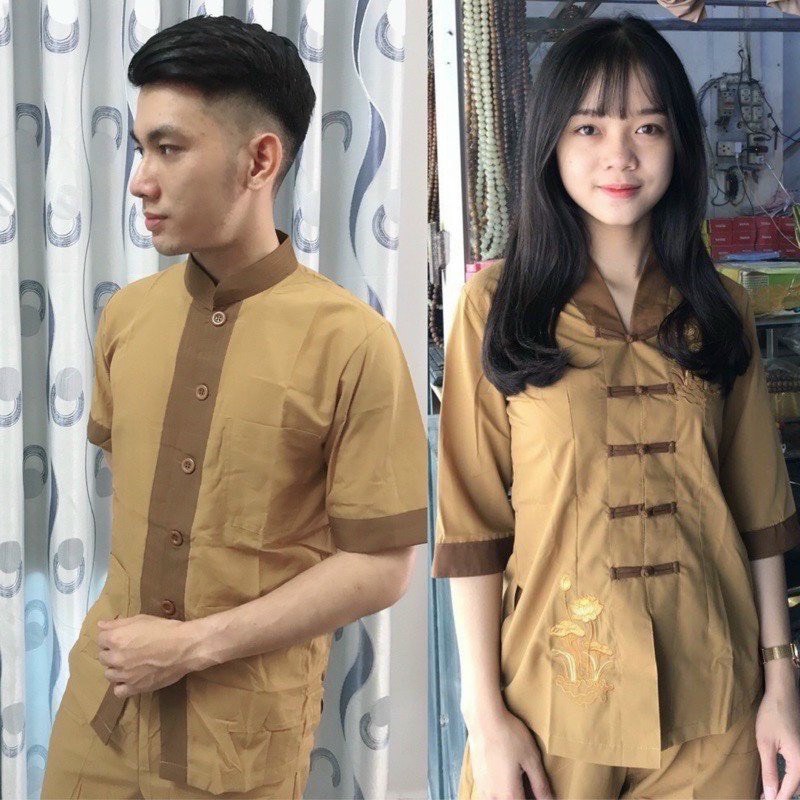 ĐỒ LAM KT #ĐỒ LAM ĐI CHÙA#pháp phục đi chùa#lãnh tụ nam