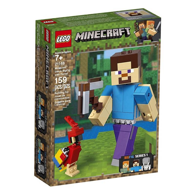Lego Minecraft 21148 - Steve khổng lồ và vẹt