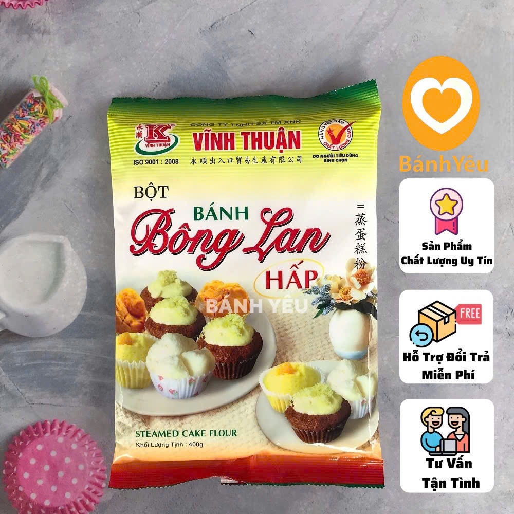 Bột bánh bông lan HẤP Vĩnh Thuận 400G