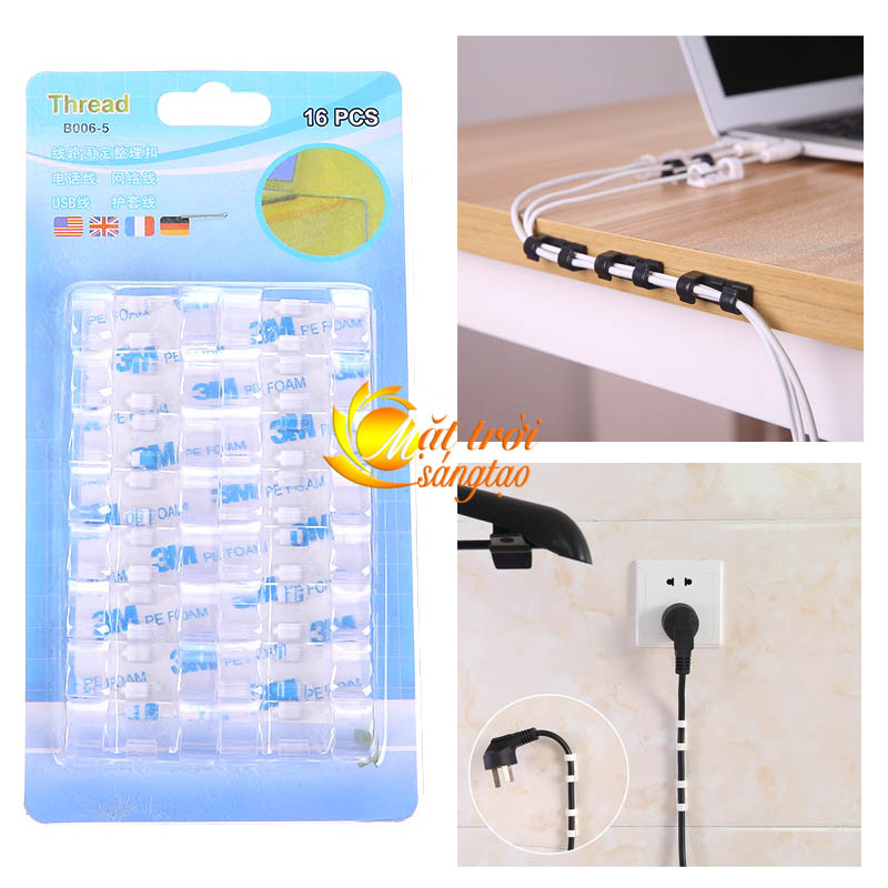 Vỉ 20 nút giữ dây điện