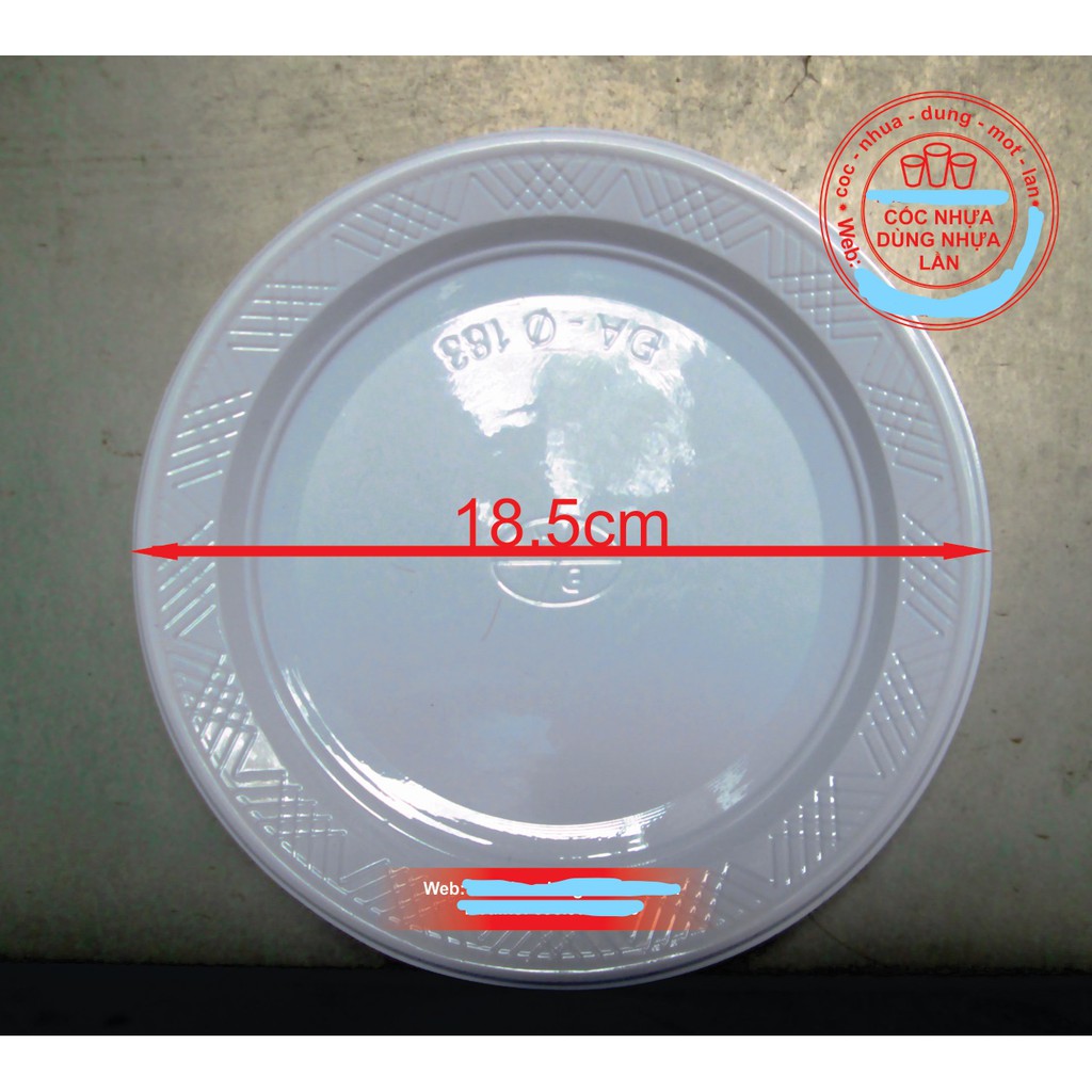 Combo 50 Chiếc Đĩa Dùng 1 Lần Các Cỡ