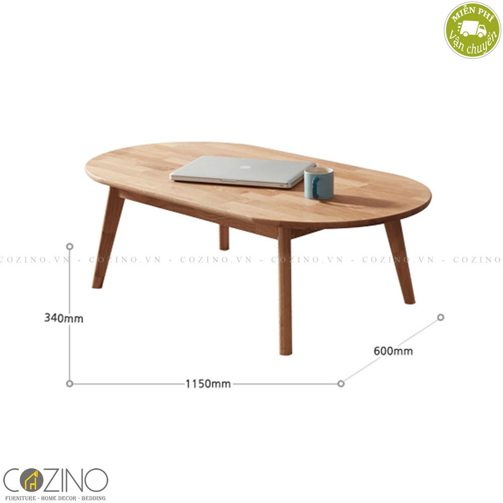 Bàn sofa Calla gỗ cao su