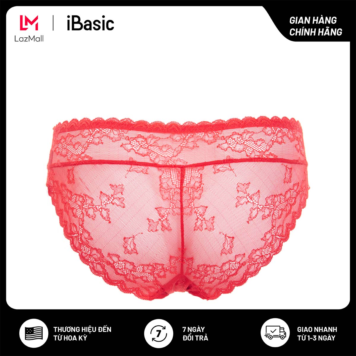 Quần lót nữ ren iBasic bikini PANW136
