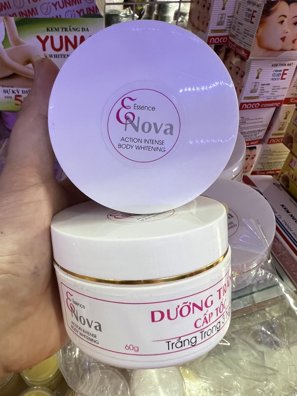 Kem dưỡng trắng da toàn thân cấp tốc enova 60g